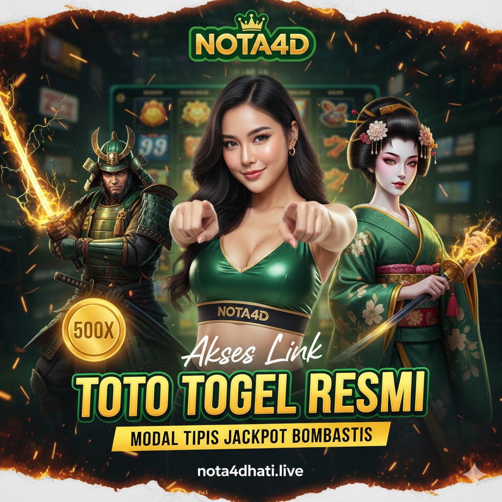 NOTA4D : Rancangan Link Situs Toto Togel Resmi Terbaru & Bandar Slot Online Terbaik Terpercaya image 1